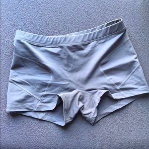 Grey work out shorts
